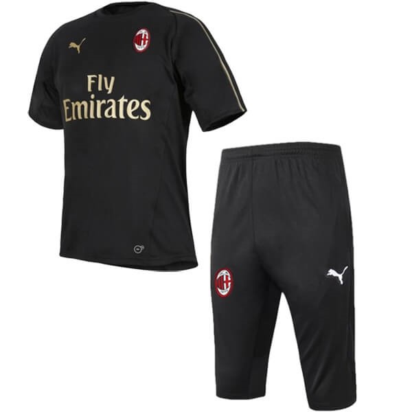 Entrenamiento AC Milan Conjunto Completo 2018-2019 Negro